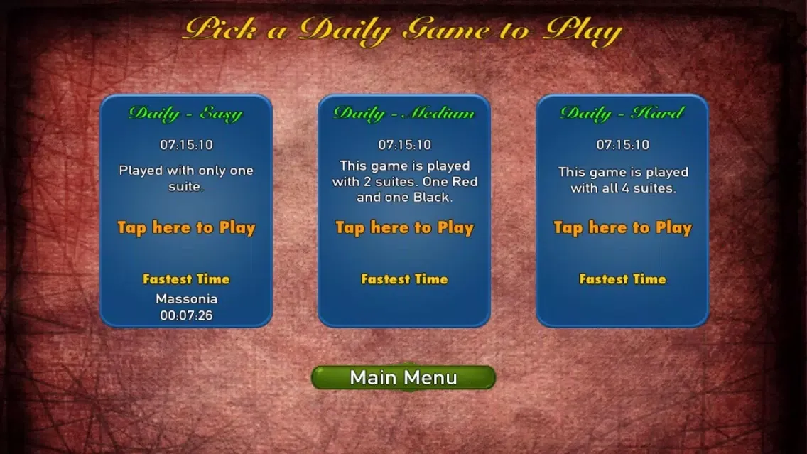 ภาพหน้าจอของ Ultimate Spider Solitaire