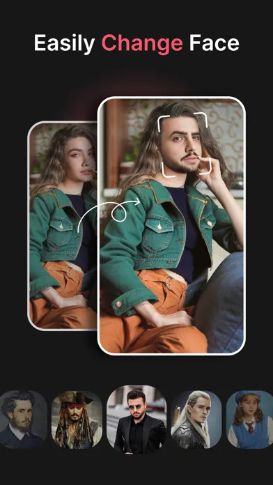 Zrzuty ekranu AI Photo & Image Face Swap