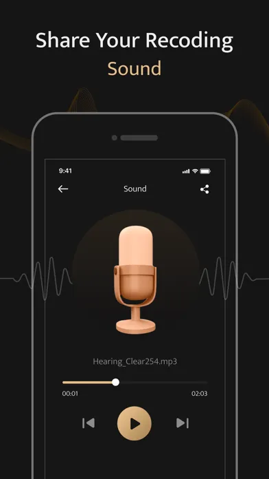 ภาพหน้าจอของ Hearing Amplifier- Clear Sound
