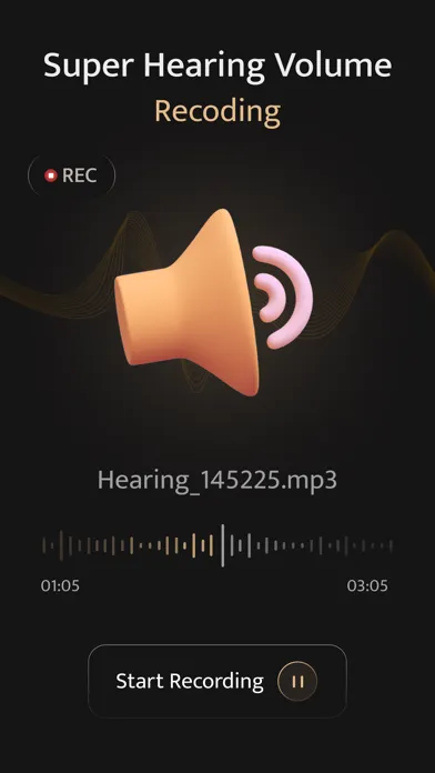 ภาพหน้าจอของ Hearing Amplifier- Clear Sound