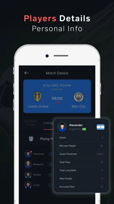 Скриншоты Live Football TV - Live Scores