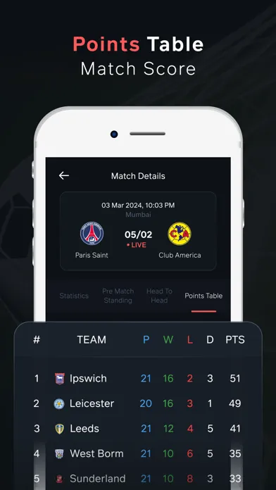 Скриншоты Live Football TV - Live Scores