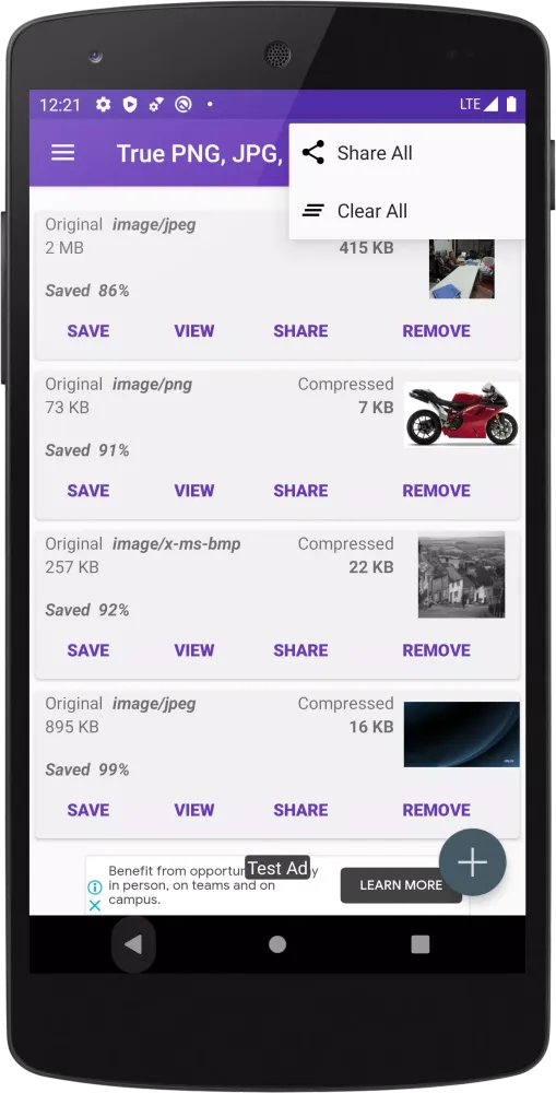 True PNG, JPG, BMP, WEBP Screenshots