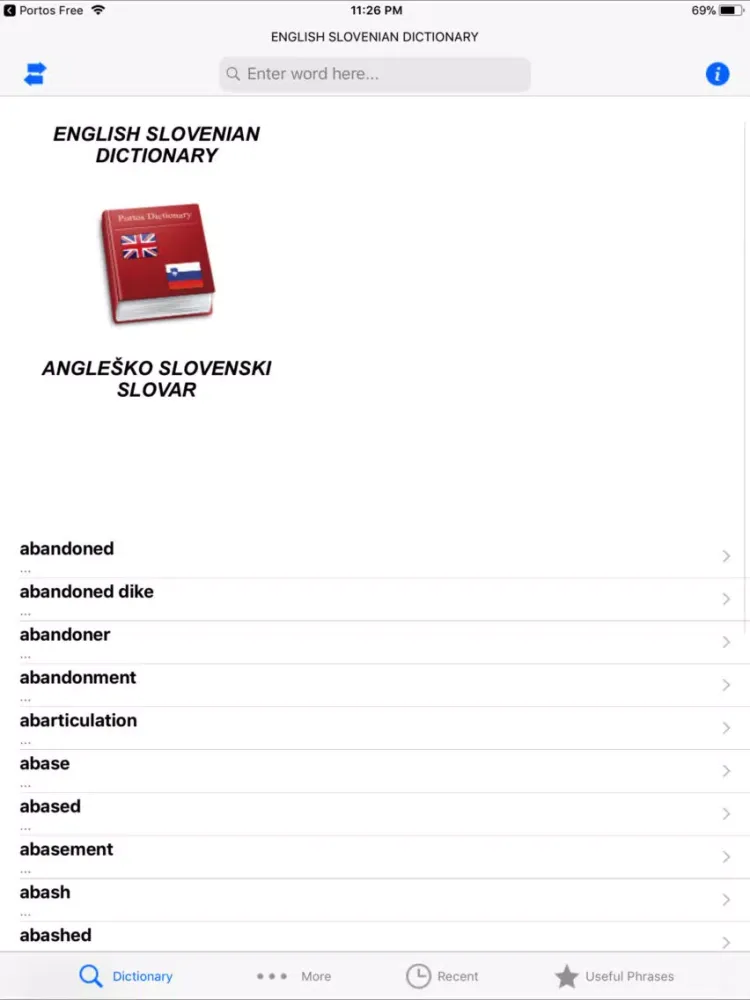 6 Language Dictionary+phrases iPad 應用截圖