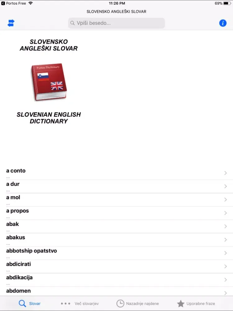 6 Language Dictionary+phrases iPad 應用截圖