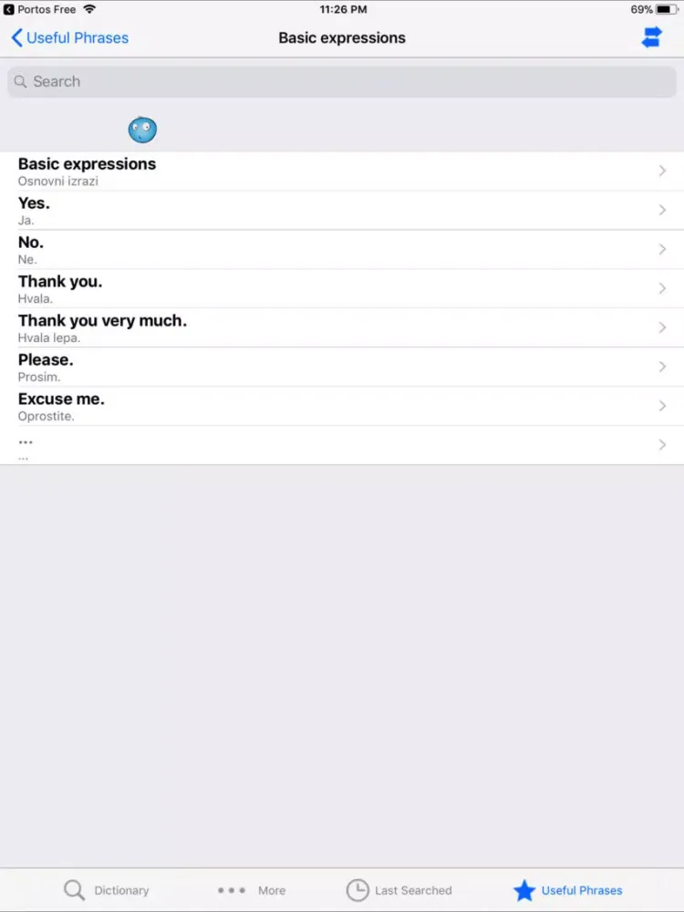 6 Language Dictionary+phrases iPad 應用截圖