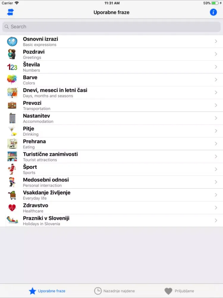 Useful Eng Slo phrases iPad 应用截图