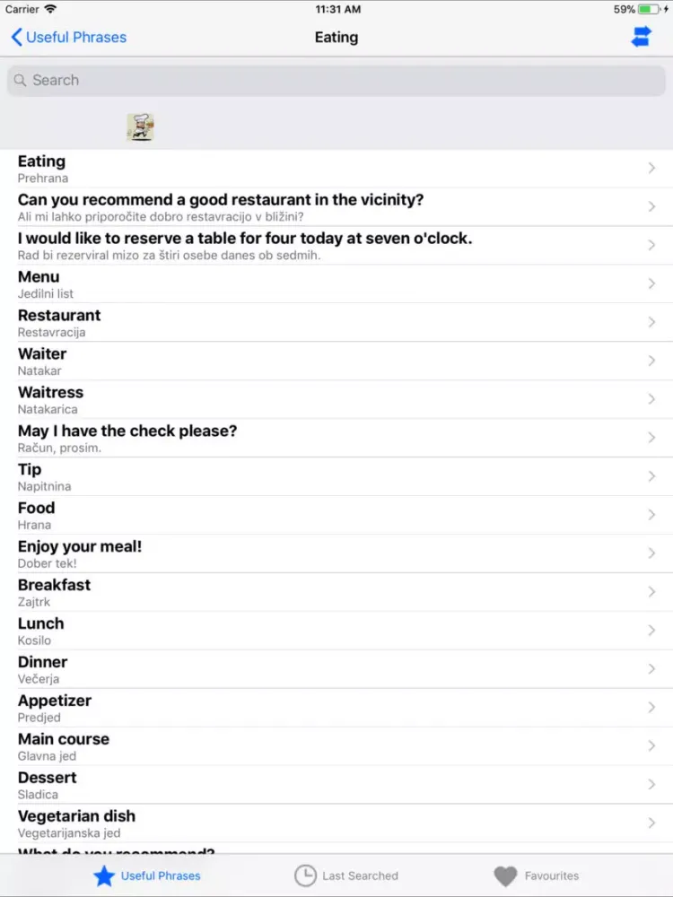 Useful Eng Slo phrases iPad 应用截图