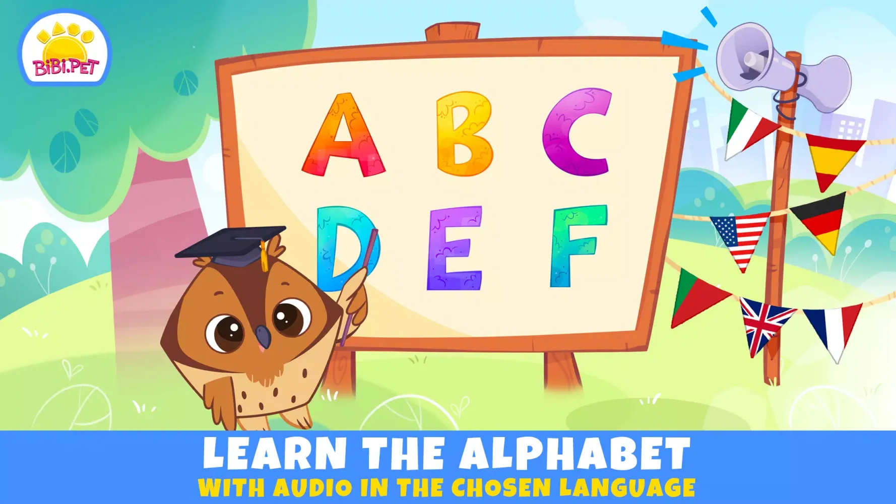 Ảnh chụp màn hình của ABC Learn Alphabet for Kids