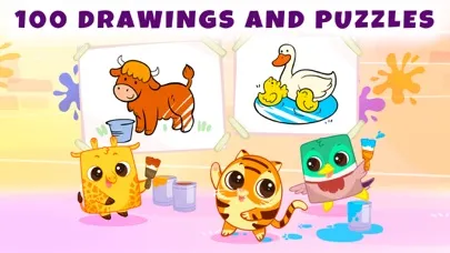 Bibi Drawing & Color Kids Game سکرین شاٹس