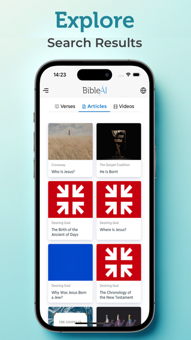 Bible AI: Search سکرین شاٹس