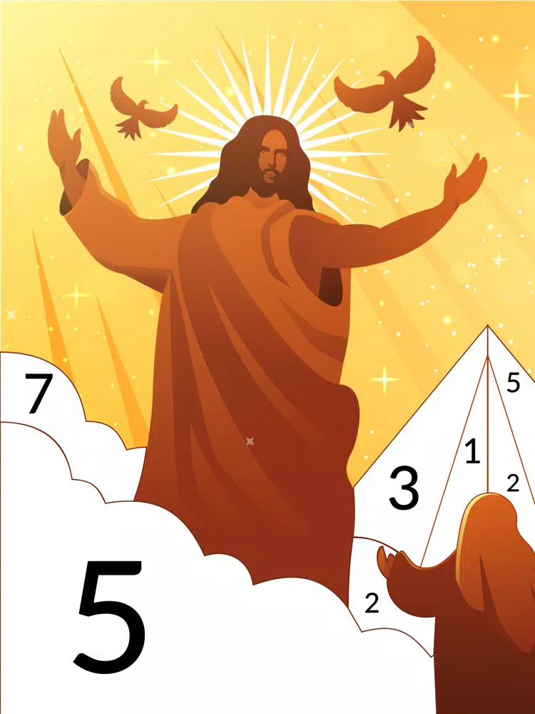 Tangkapan layar Bible Book - Color by Number iPad 