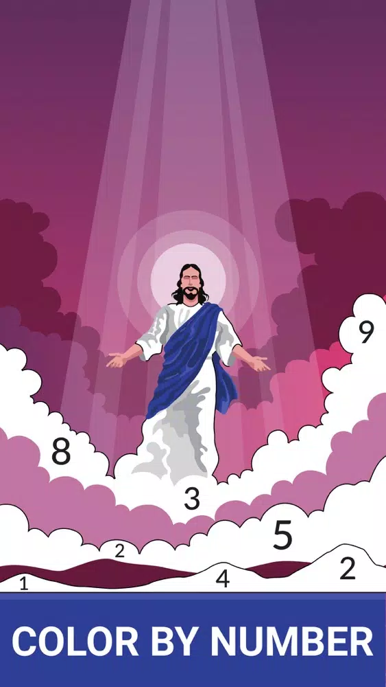 Tangkapan layar Bible Book - Color by Number