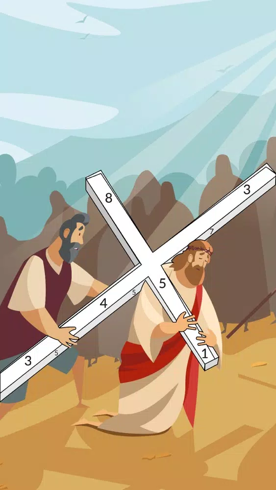 Tangkapan layar Bible Book - Color by Number