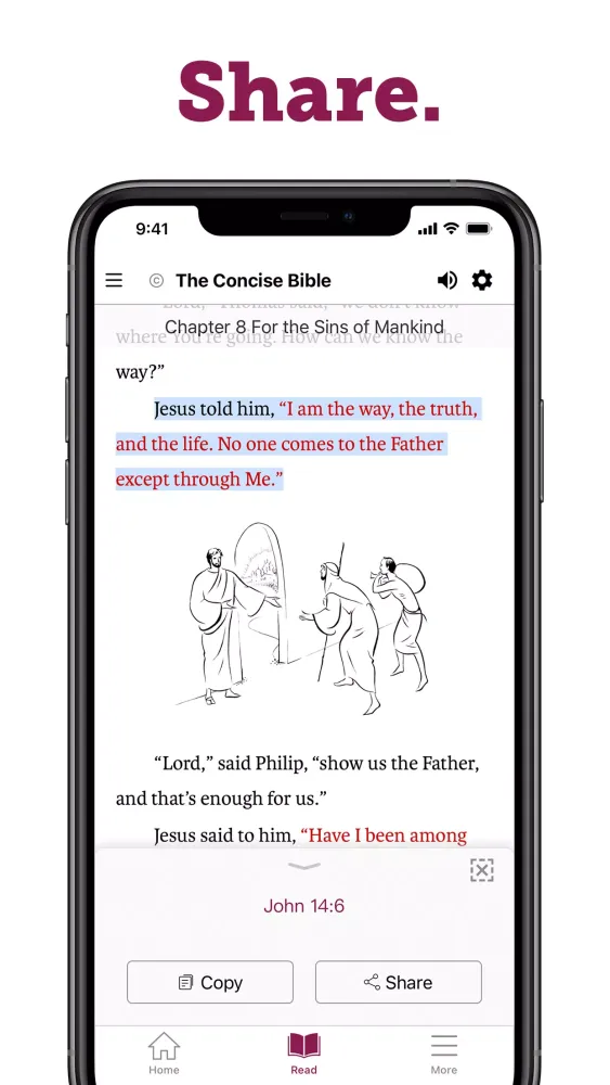 ภาพหน้าจอของ Concise Bible
