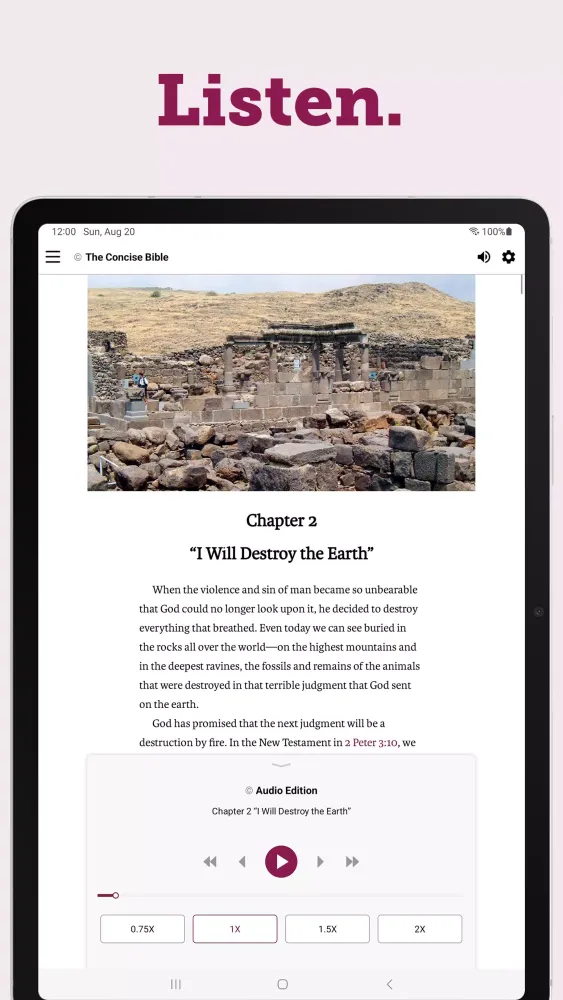 ภาพหน้าจอของ Concise Bible
