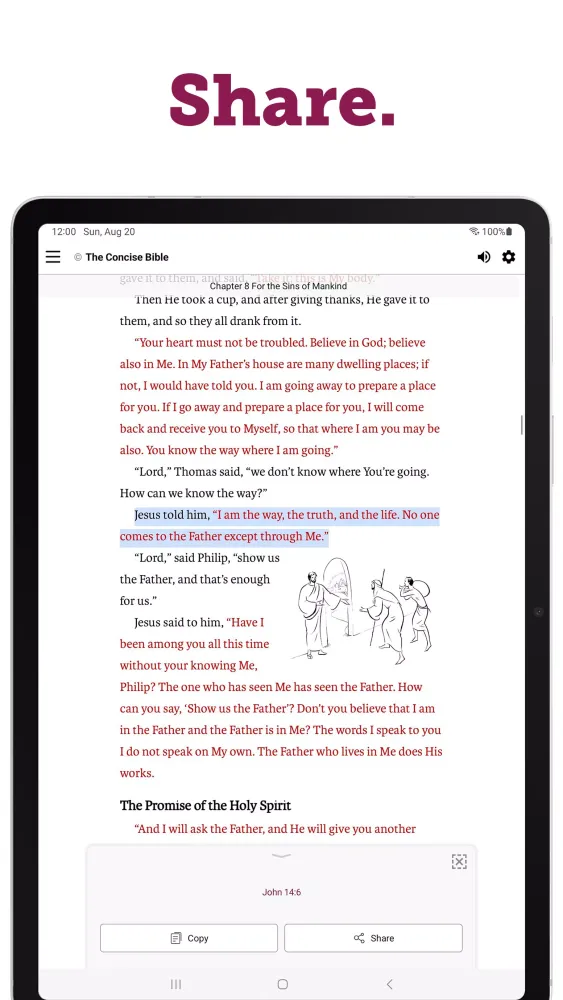 ภาพหน้าจอของ Concise Bible