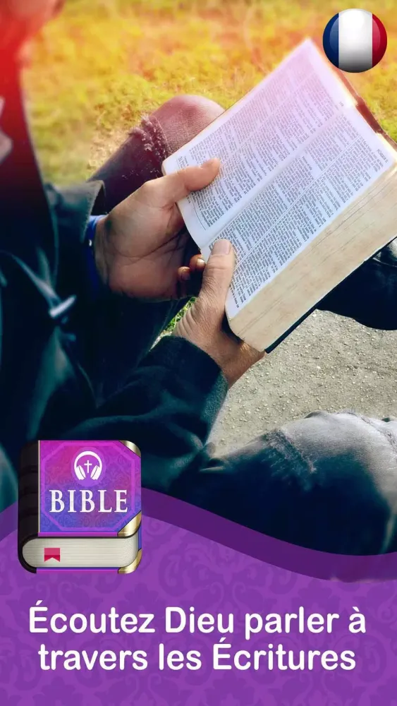 Tangkapan layar Bible Darby en Français audio