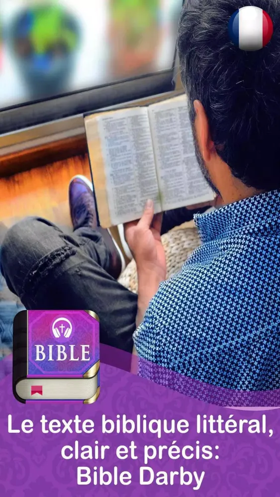 Tangkapan layar Bible Darby en Français audio
