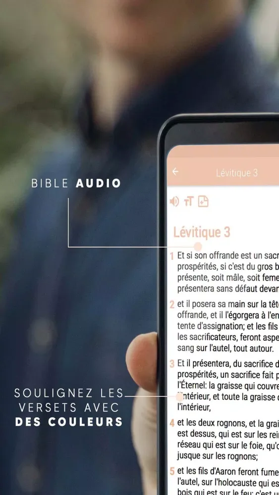 Bible Darby en français应用截图