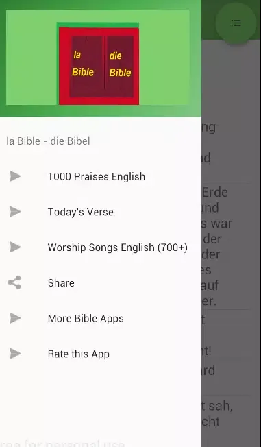 French Bible German Bible Parallel应用截图
