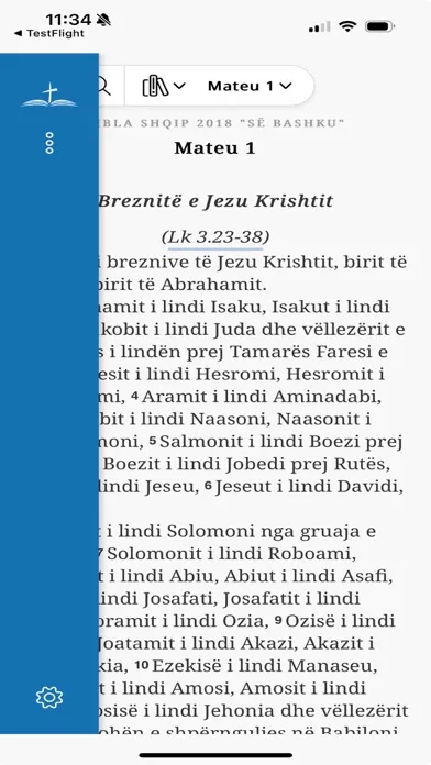 Zrzuty ekranu Bibla Shqip
