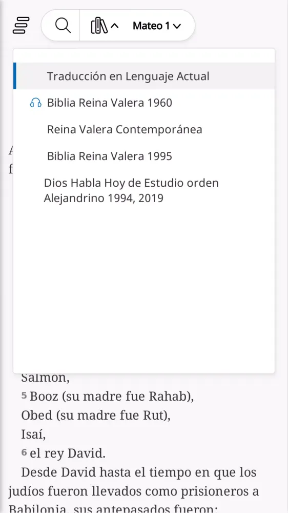 Screenshot di Biblia SBU
