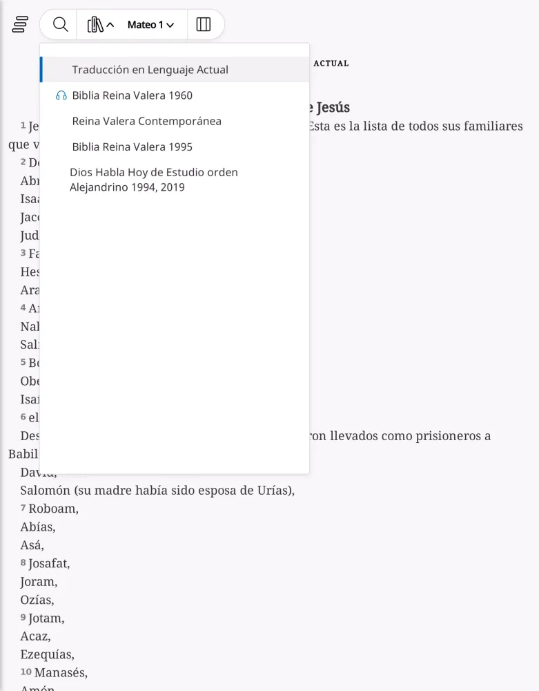 Screenshot di Biblia SBU