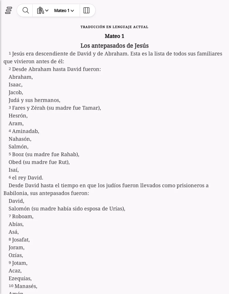 Screenshot di Biblia SBU