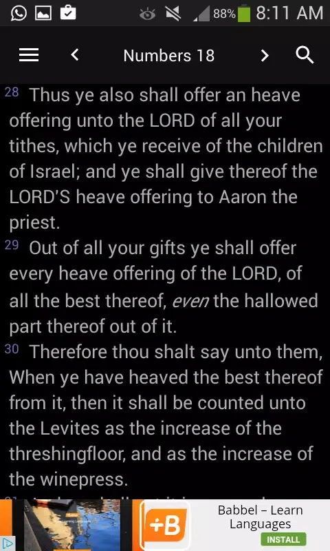 Скриншоты King James Bible - KJV Offline
