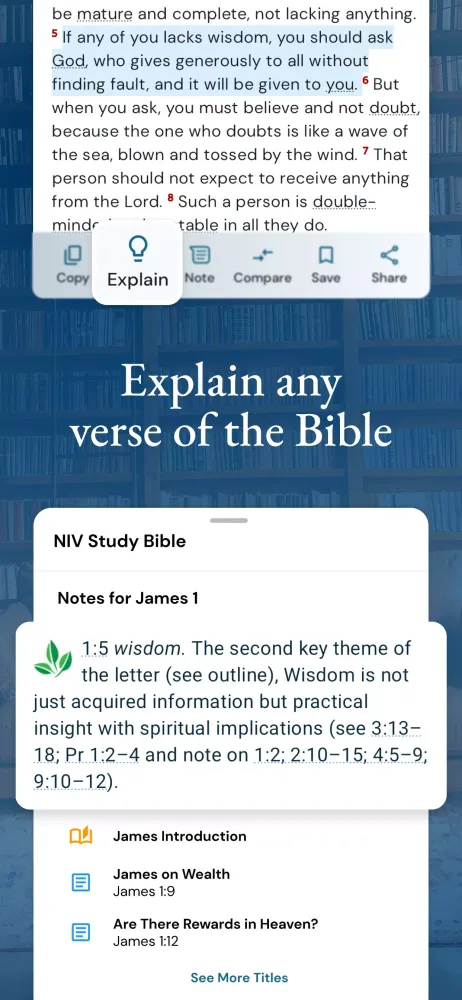 NIV Bible Screenshots