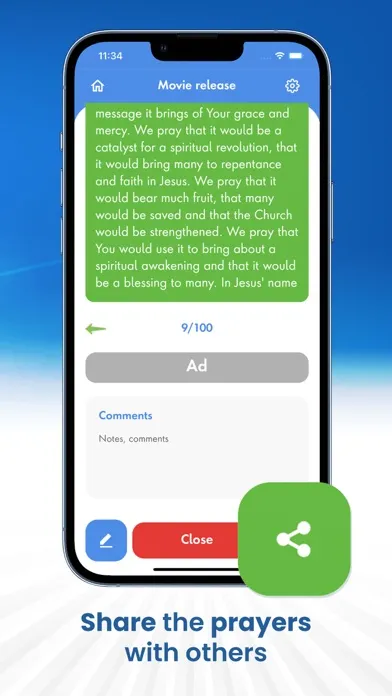 Ảnh chụp màn hình của Pray the Bible - AI Assisted