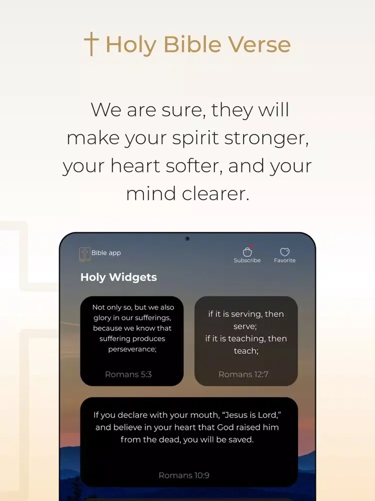 Capturas de pantalla de Holy Bible: Daily Verses App iPad 