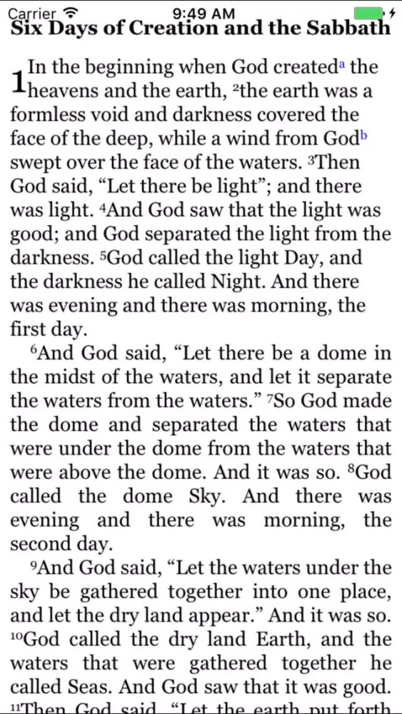 CCEL NRSVA Bible Screenshots