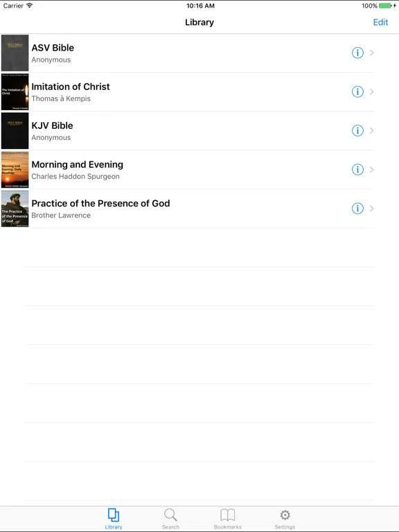 CCEL Devotional Bible iPad 应用截图