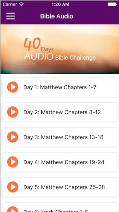 40 Days Bible Challenge應用截圖