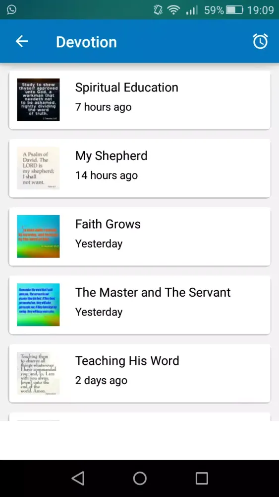 Zrzuty ekranu Devotion - Offline Bible