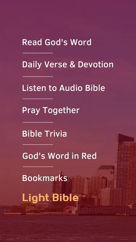 Tangkapan skrin Bible