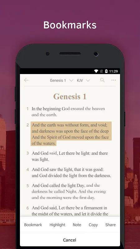 Tangkapan skrin Bible
