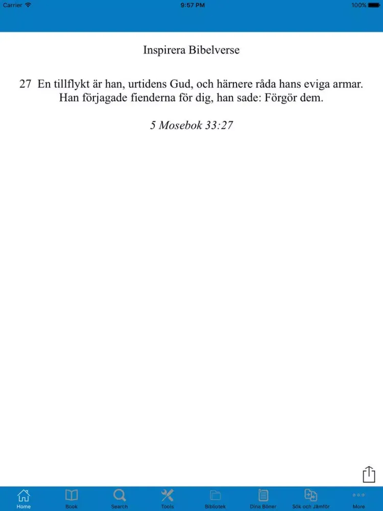 Скриншоты The Bible in Swedish (Bibeln på Svenska) iPad 