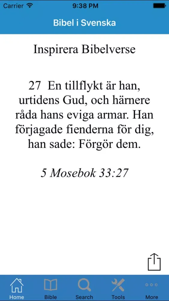 Скриншоты The Bible in Swedish (Bibeln på Svenska)