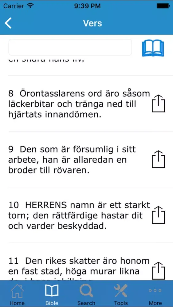 Скриншоты The Bible in Swedish (Bibeln på Svenska)