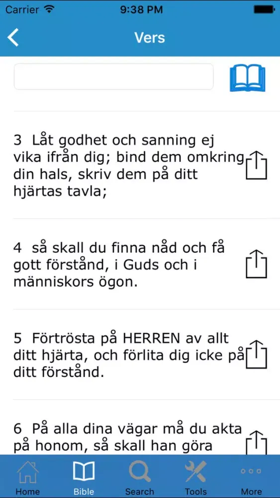 Скриншоты The Bible in Swedish (Bibeln på Svenska)