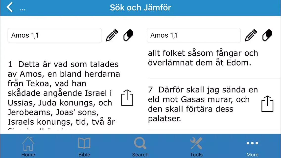Скриншоты The Bible in Swedish (Bibeln på Svenska)