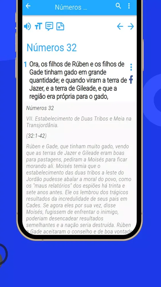 Capturas de pantalla de Bíblia de estudo