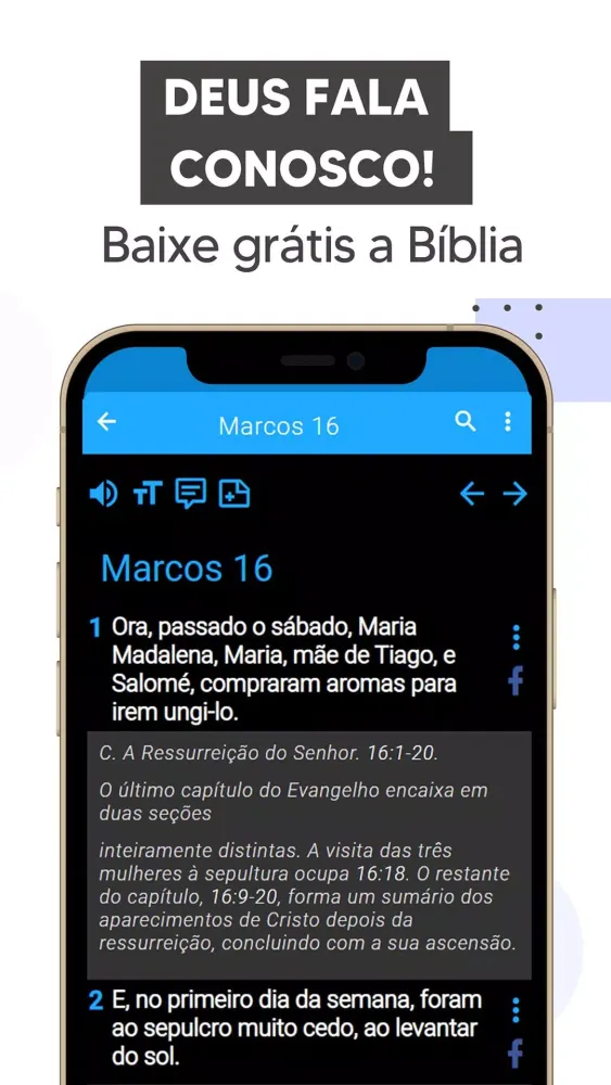 Capturas de pantalla de Bíblia de estudo