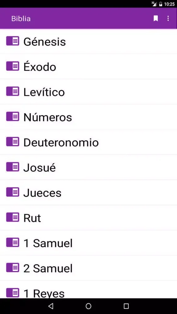 Captures d'écran de La Biblia hablada en Español