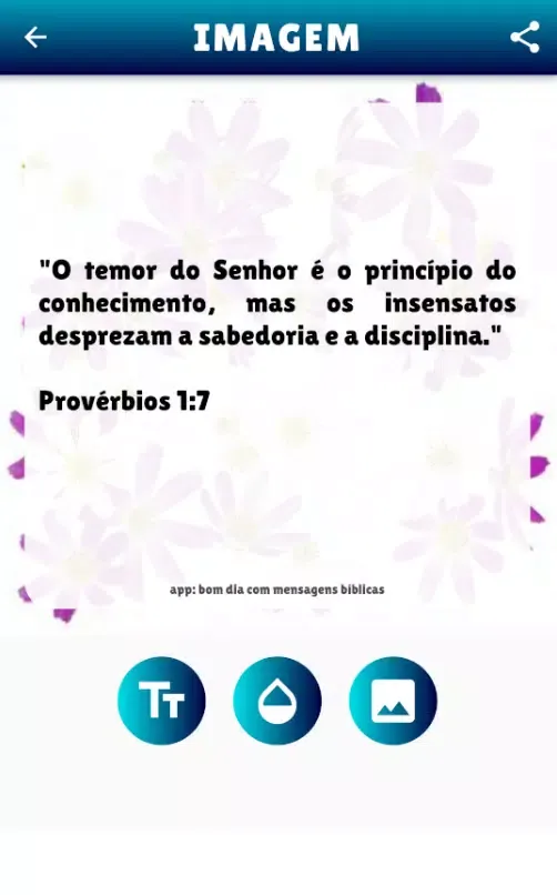 Mensagens de Bom Dia Bíblicas Screenshots