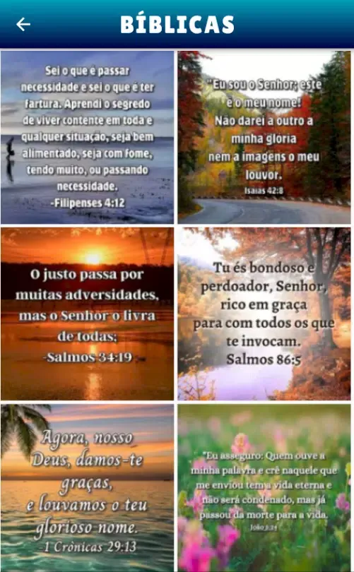 Mensagens de Bom Dia Bíblicas Screenshots