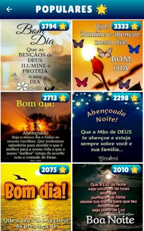 Mensagens de Bom Dia Bíblicas Screenshots